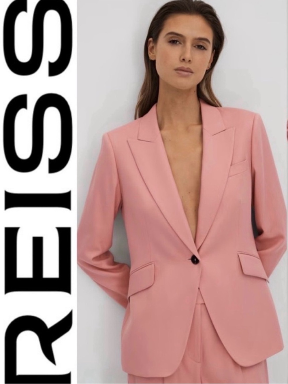 REISS Millie Tailored Single Breasted Blazer